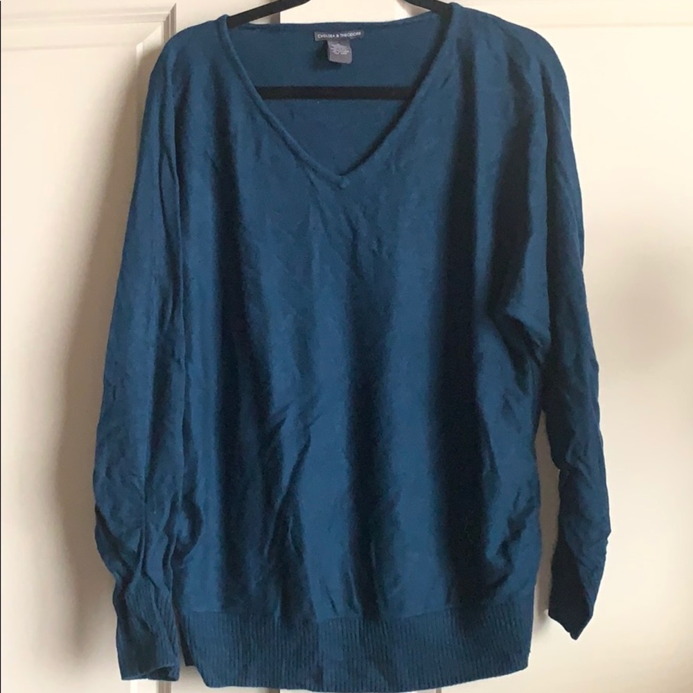 Teal sweater size xl